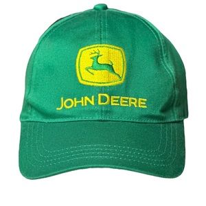 NWT John Deere Embroidered SnapBack Trucker Cap Hat Green Adult Unisex OS